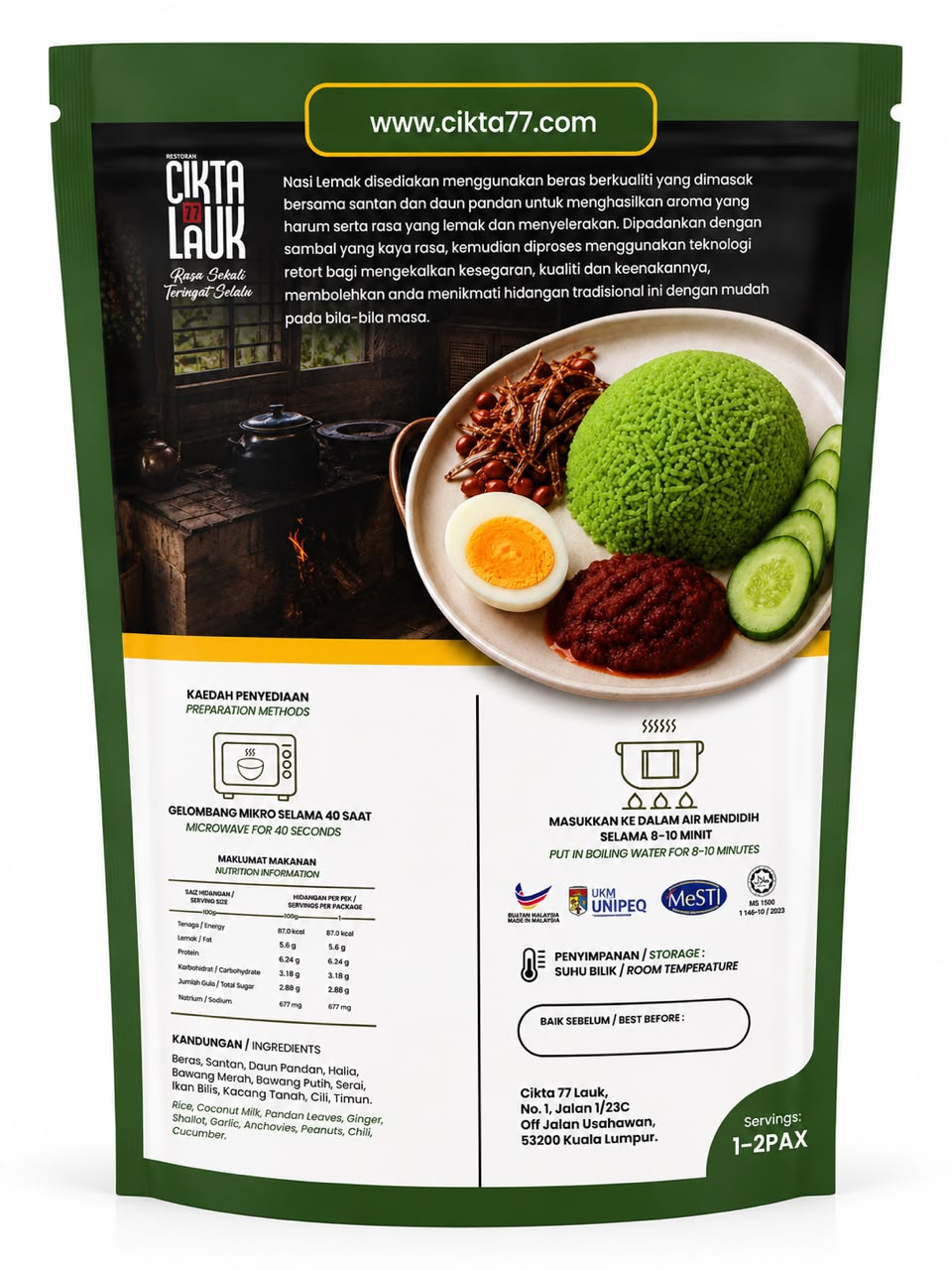 Nasi Lemak b